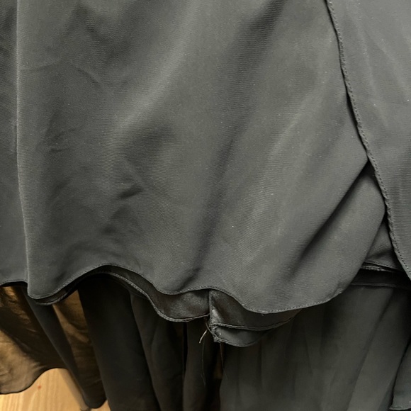 David’s Bridal Sz 20 Black High Lo Fancy Dress - Picture 8 of 10